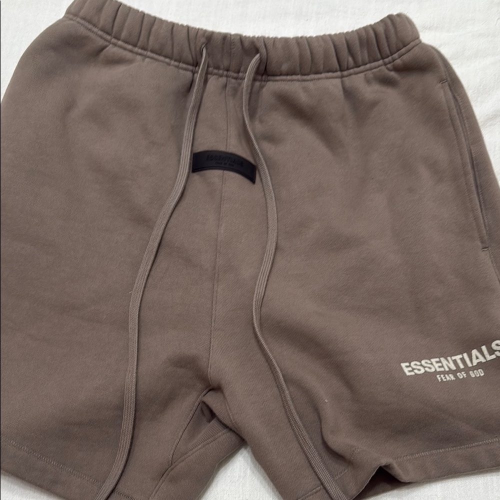 Fear of God Tan Athletic Shorts with Elastic Waistband